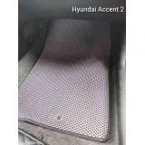 Коврики EVA для Hyundai Accent 4 RB (2010-2019) купить в салон, багажник. ДОСТАВКА ПО БЕЛАРУСИ