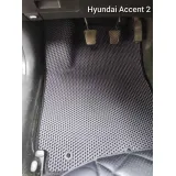 Коврики EVA для Hyundai Accent 4 RB (2010-2019) купить в салон, багажник. ДОСТАВКА ПО БЕЛАРУСИ
