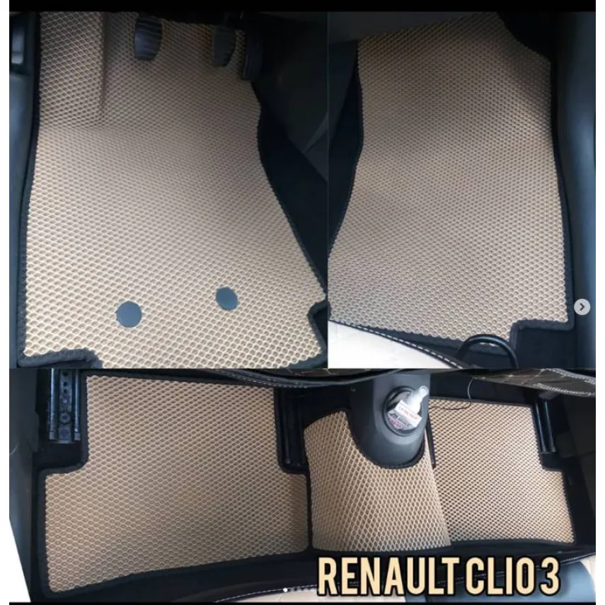 Коврики для Renault Clio 3 (2005-2014) купить в салон, багажник. ДОСТАВКА ПО БЕЛАРУСИ