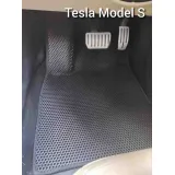 Автоковрики EVA (эваковрики) для Tesla Model S (2012-н.в) купить в Минске - салон, багажник
