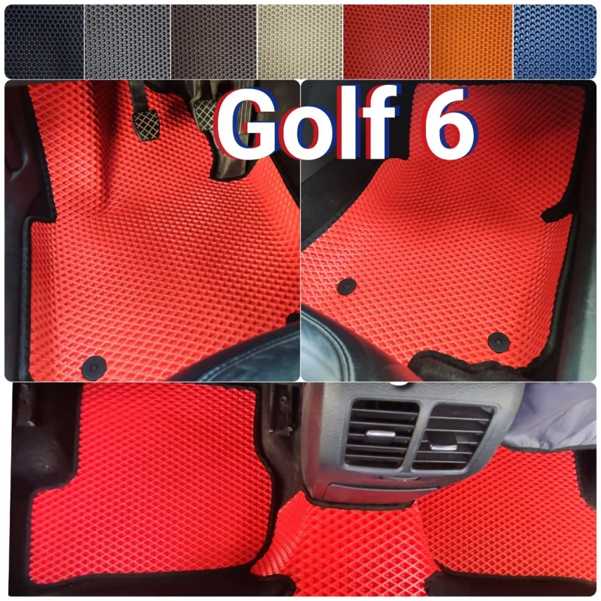 Коврики EVA для Volkswagen Golf 6 (2008-2012) купить в салон, багажник. ДОСТАВКА ПО БЕЛАРУСИ.